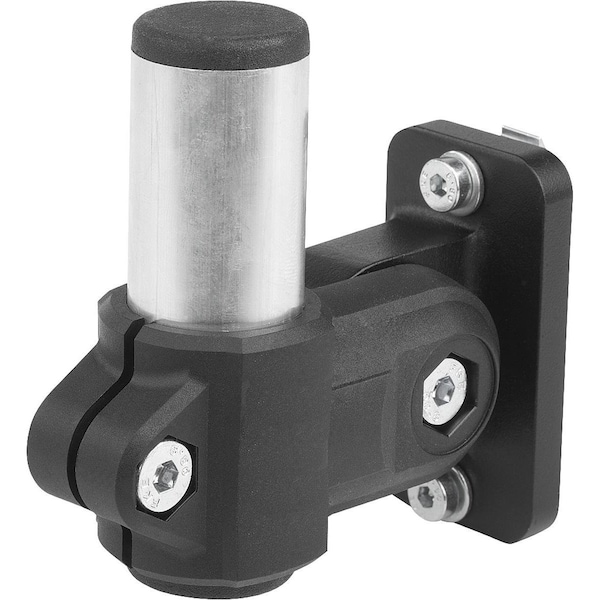 Monitor Bracket Profile Bracket, Thermoplastic, Comp:Aluminum
